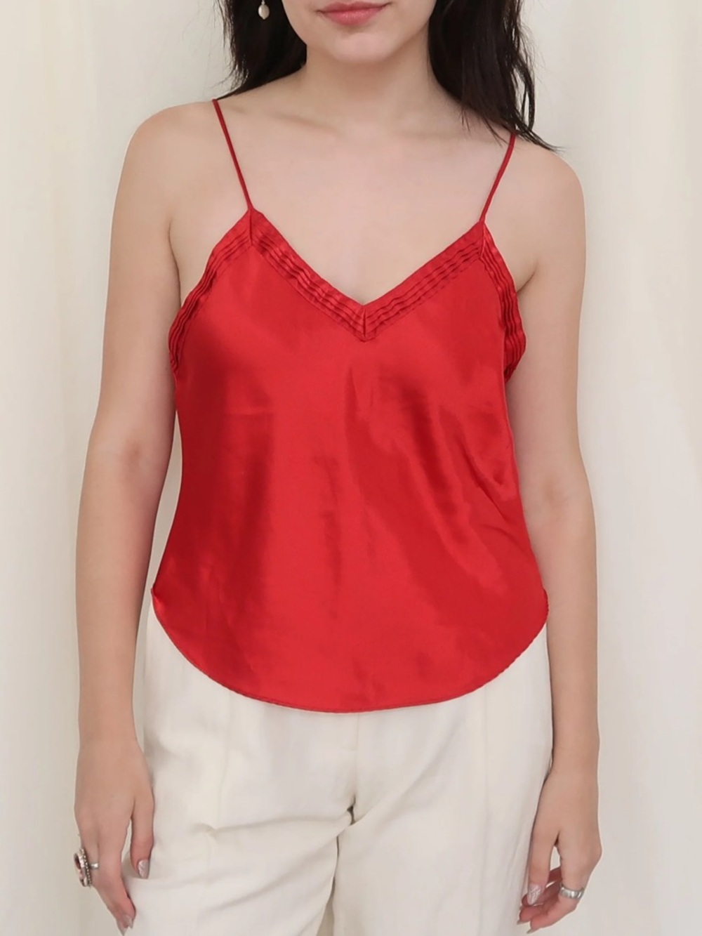 GOLD LABEL VS 1980’S RED SHINE CAMISOLE ✨